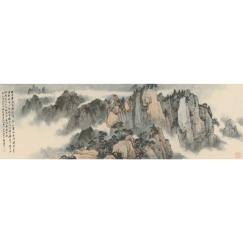姜義才 峰巒晴雨