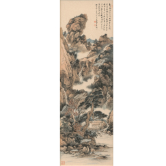 姜義才 峰巒晴雨